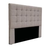 Cabeceira Cama Box Queen 160 Cm Verona Linho Areia S04 - D&#39;rossi