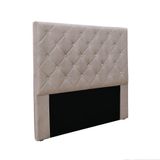 Cabeceira Cama Box Queen 160 Cm Tania Linho Areia S04 - D&#39;rossi