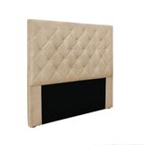 Cabeceira Cama Box Queen 160 Cm Tania Linho S04 - D&#39;rossi Cor Dourado