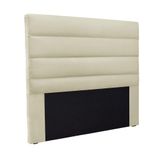 Cabeceira Cama Box Queen 160 Cm Arles Veludo S04 - D&#39;rossi Cor Bege