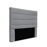 Cabeceira Cama Box Queen 160 Cm Arles Linho Cinza S04 - D&#39;rossi