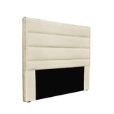 Cabeceira Cama Box Queen 160 Cm Arles Linho S04 - D&#39;rossi Cor Perola