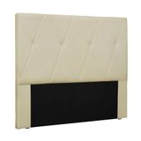 Cabeceira Cama Box Queen 160 Cm Aquilla Veludo S04 - D&#39;rossi Cor Bege