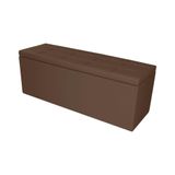 Calçadeira Recamier Baú Queen 1,60m Roma Corano - Pallazio Cor Marrom