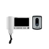 Kit Videoporteiro Intelbras Iv 7010 Hs Branco Interfone Com Câmera