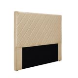 Cabeceira Cama Box Queen 160 Cm Dubai Linho S04 - D&#39;rossi Cor Dourado