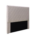 Cabeceira Cama Box Queen 160 Cm Dubai Linho Areia S04 - D&#39;rossi