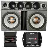 Caixa Trio 15&#39;&#39; 15swt2200 Jbl + 2 St200 + 4 D200-x + Módulos