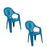 Kit 2 Poltronas Cadeira Decorada Infantil 58x26cm Teddy