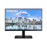 Monitor Samsung 24&quot; Led/ips Fhd Com Hdmi, Usb, Displayport, Freesync, Ajuste De Altura E Rotação Lf24t450fqlmzd