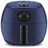 Fritadeira Eletrica Airfryer 2.1l Com Temperatura Ajustavel E Temporizador, 110v 1000w, Elite Gourmet Eaf0201bg, Azul