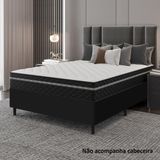 Cama Box Casal 138cm Molas Ensacadas Bari 2cen Umaflex