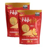 Kit 2x: Snack De Parmesão Crocante  Repeat 25g