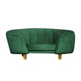 Poltrona Cama Caminha Pet Laddi Veludo Verde Dvinn Verde
