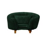 Poltrona Cama Caminha Pet Baby Laddi Veludo Verde Dvinn Verde