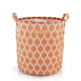 Cesto Para Roupa Suja/ Brinquedos Tecido (m) - Linha Loft Laranja