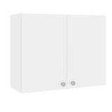 Armário Multiuso Para Lavanderia Duo 2 Portas Branco
