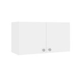 Armário Multiuso Para Lavanderia Duo 70cm 2 Portas Branco