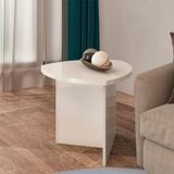 Mesa Lateral De Apoio Delta Off White