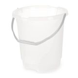 Balde Graduado 16l Transparente Plasvale 1624600