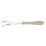 Kit 3 Garfo De Mesa Tramontina Leme Inox Cinza