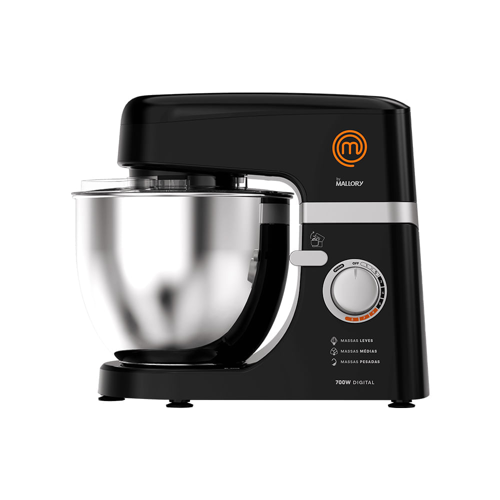 Batedeira Planetária Digital Mallory Master Chef 700w Preto 220v