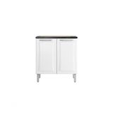 Balcão Cozinhas Itatiaia Tarsila Para Cooktop 5 Bocas 2 Portas Branco