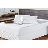 Protetor Colchao Casal Impermeavel Matelado Aquarela 01 Peça - Branco