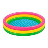 Piscina Inflável Intex Redonda 131 Litros Acolchoado