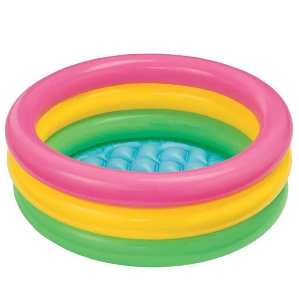 Piscina Inflável Intex 61x22cm Round Sunset Para Bebês 28l