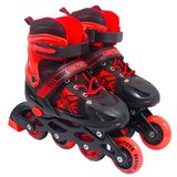 Patins Inline Juvenil 37/40 Ajustável Semi Profissional Abec