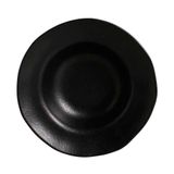 Prato De Entrada E Sobremesa Orgânico Preto Matte 19 Cm Porto Brasil