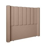 Cabeceira Para Cama Box Queen 160 Cm Rania Linho Bege I02 - D&#39;rossi