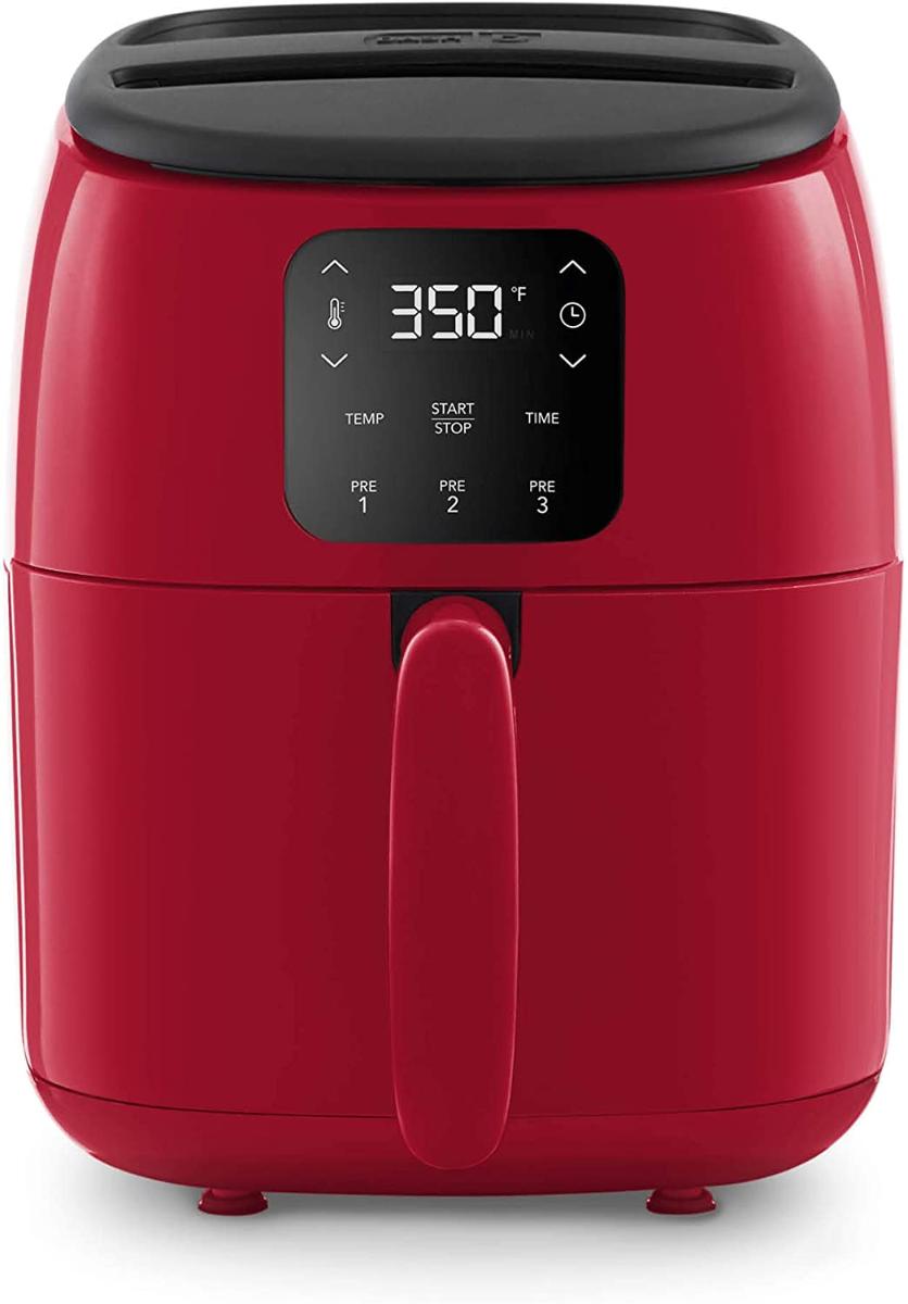 Dash Fritadeira Elétrica AirFryer Digital Capacidade 24L 1000W110V Vermelho