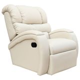 Poltrona Do Papai Reclinável Giratória Balanço Zero Wall Biorne F05 Corano Bege - Lyam Decor