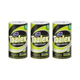 Pano Multiuso Toalex Reutilizavel Branco Com 44un-kit C/3un