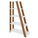Estante Multiuso Star 5 Prateleiras Freijo/branco - Artany