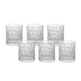 Jogo De 06 Copos Baixos De Vidro 300 Ml Stella Wolff