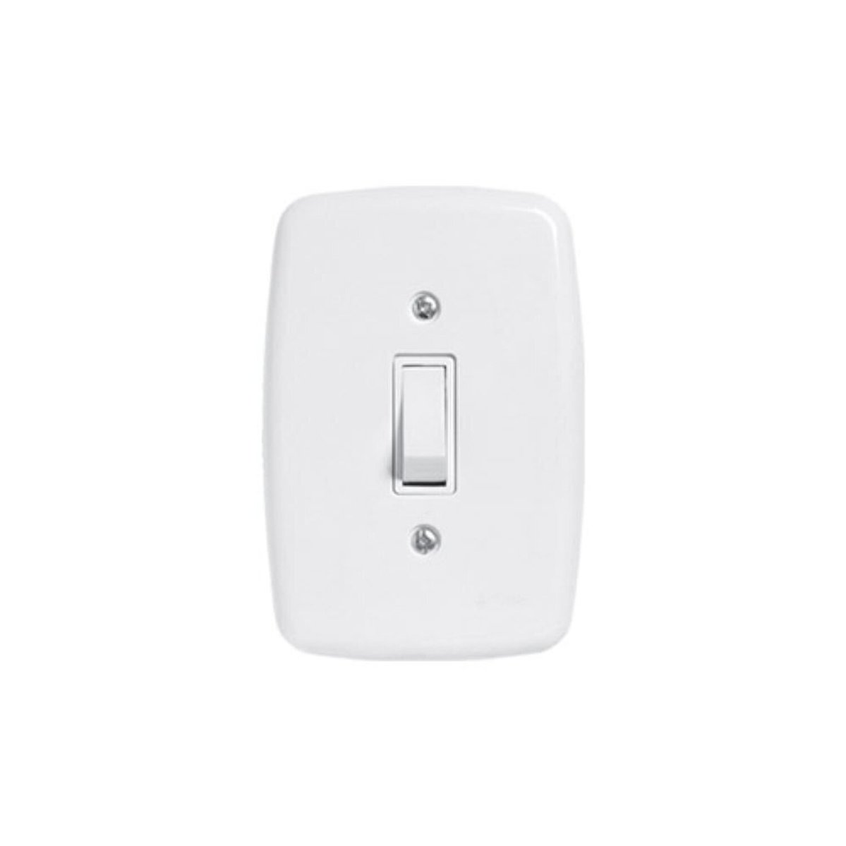 Interruptor De 1 Tecla Simples Com Placa 4x2 Branco