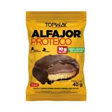 Alfajor Topway Com Proteina Amedoim Avela Chocolate 10x40g