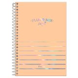 Caderno 1/4 80fls Fluor Mix Soft 140x220mm Laranja Foroni