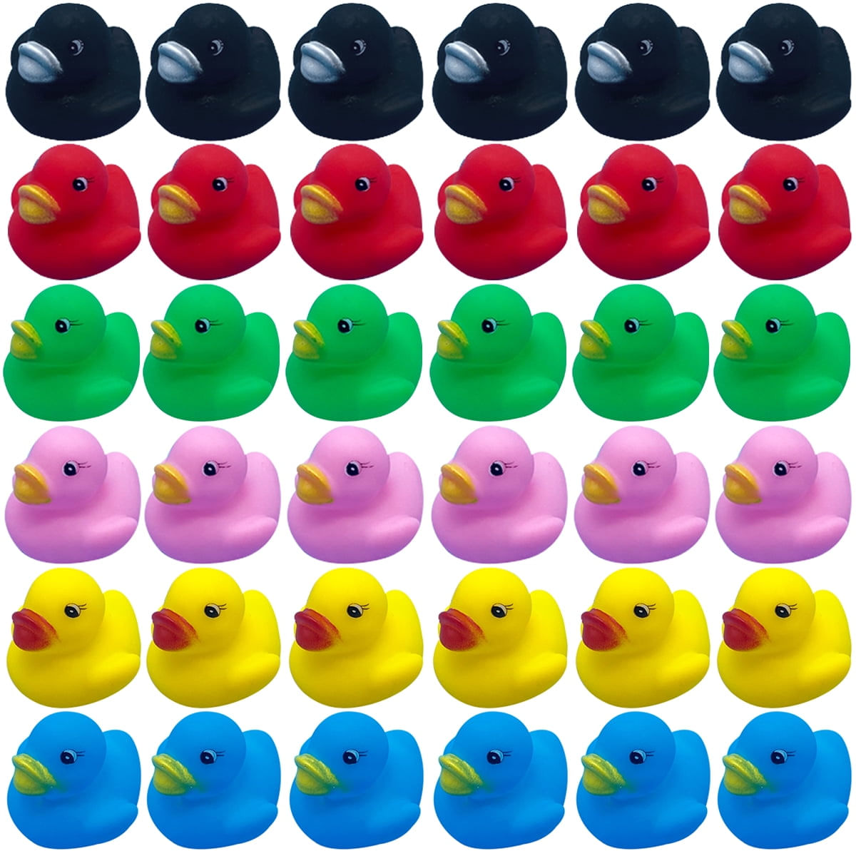 Brinquedo De Banho Rubber Ducks Austok Para Crianças, 50 Unidades