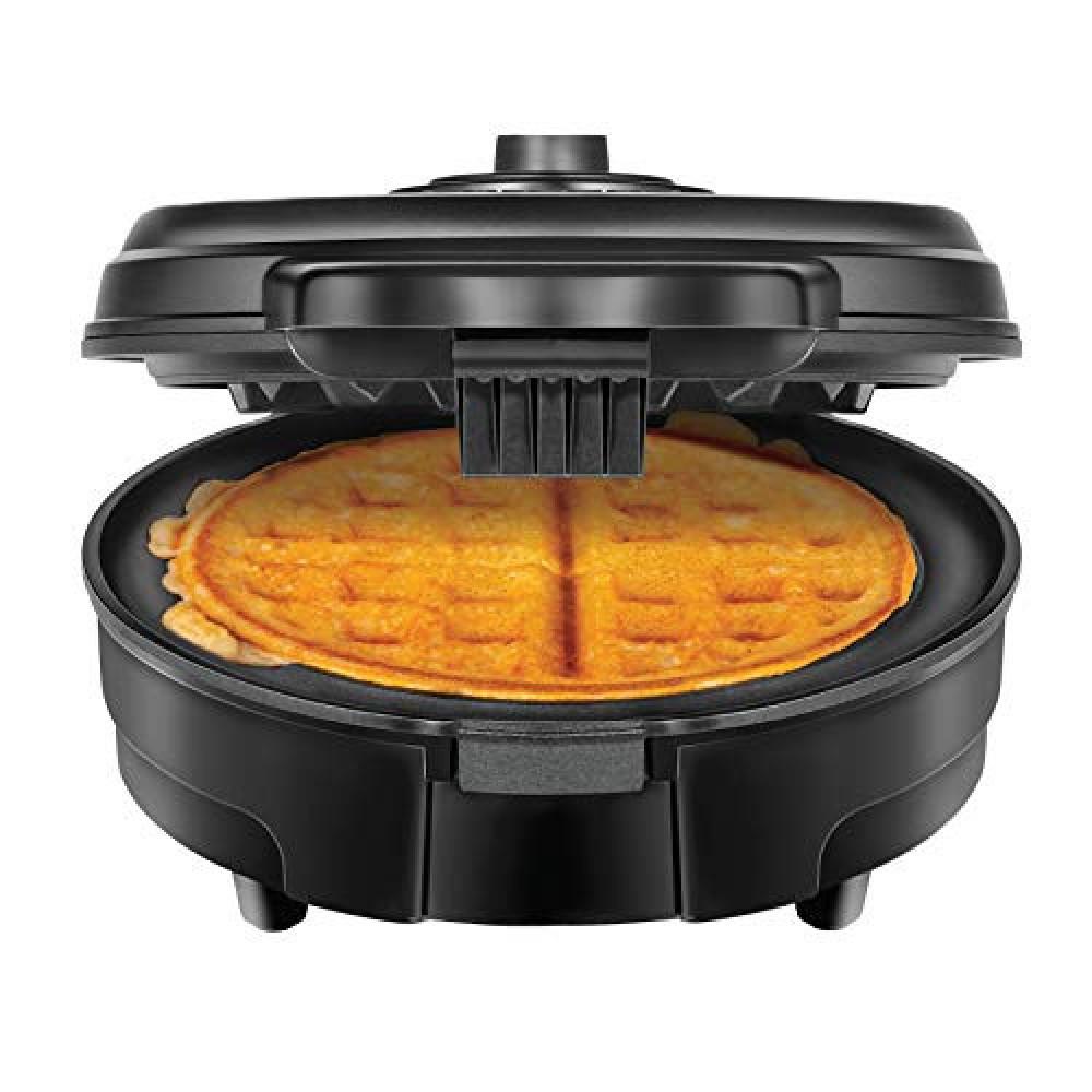 Máquina de Waffle Chefman Anti-Overflow, 4 Fatias, Preto 110V