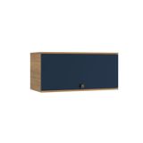 Armário Aéreo Celeste Kappesberg 100% Mdf 1 Porta Basculante Nogueira/azul 80cm