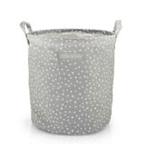 Cesto Para Roupa Suja- Brinquedos Tecido (m) - Linha Loft Cinza