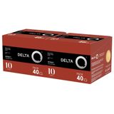 Kit Pack 80 Cápsulas De Café Delta Q  Cafeteira