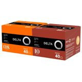 Kit Pack 80 Cápsulas De Café Delta Q  Cafeteira