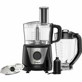 Multiprocessador De Alimentos Black 4 Em 1 Oster - 220v