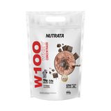 Whey Protein Concentrado W100 Sabor Double Chocolate Refil 900g Nutrata