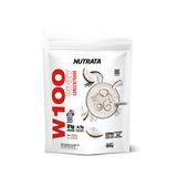 Whey Protein Concentrado W100 Sabor Creme De Coco Refil 900g Nutrata